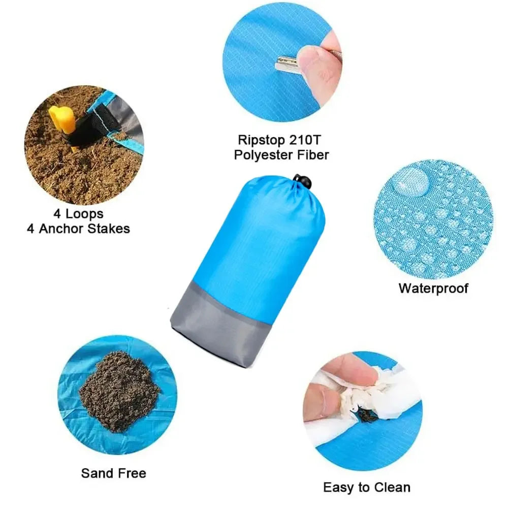 Sand Free Beach Mat  - Knooper